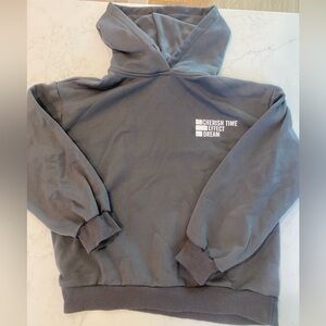 Gray Graphic Tee with Inspirational Text